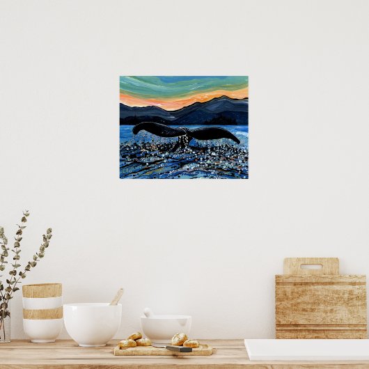 Poster Queue de baleine (Cuisine)