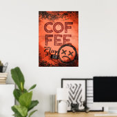 Poster Qui A Besoin De Dormir Avec Du Café (Bureau à domicile)