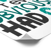 Poster Qui A Dit Le Cancer De L'Ovarien (Coin)