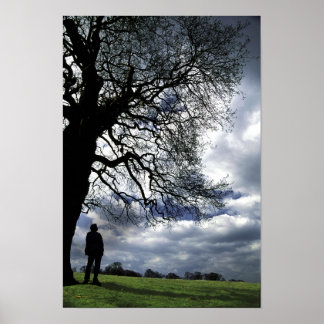 Poster Qui Est Allé Avec L'Arbre À Vent