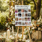 Poster Qui est ce bébé Modèle de jeu de 20 photos de douc