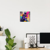 POSTER QUI EST CETTE FILLE (Bureau à domicile)