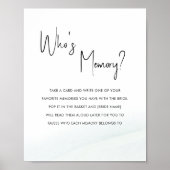 Poster Qui est la Fête des mariées de mémoire Jeu Lavage  (Devant)