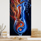 Poster Qui est le feu, qui est l'eau (Cuisine)