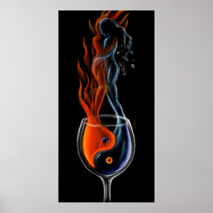 Poster Qui est le feu qui est l'icée