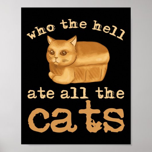 Poster Qui L'Enfer A Mangé Tous Les Chats (Devant)