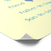 Poster Qui pensez-vous au ruban bleu ? (Coin)