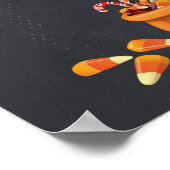 Poster Qui veut du bonbon ? Scène d'Halloween éffrayante (Coin)