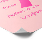 Poster Qui vous manque Pink Ribbon ? (Coin)