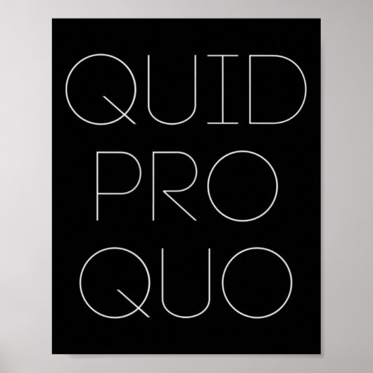 Poster Quid Pro Quo (Devant)