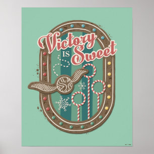 Poster QUIDDITCH™ Victory est Sweet Holiday Cookie Graphi
