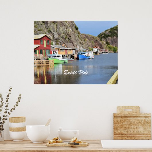 Poster Quidi Vidi, Terre-Neuve-et-Labrador (Cuisine)