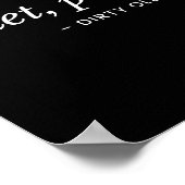 Poster Quiet Ggy Sarcastic For Women (Coin)