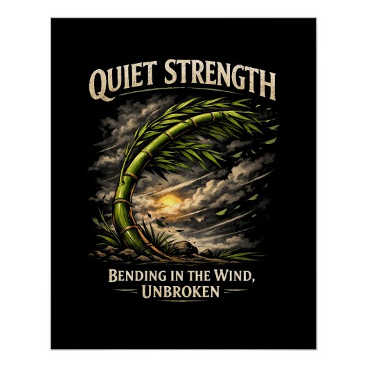 Poster Quiet Strength (Devant)
