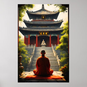 Poster Quiétude du temple