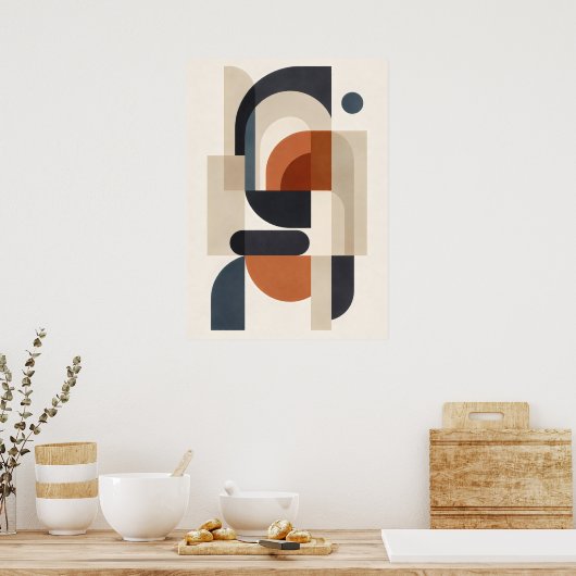 Poster Quiétude structurée (Cuisine)