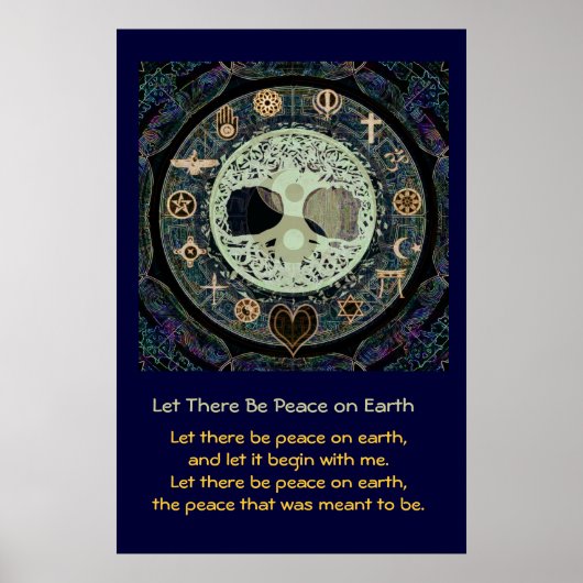 Poster Qu'il y ait la paix sur Terre (Devant)