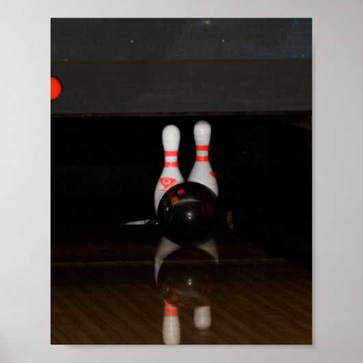 Poster Quille de bowling (Devant)