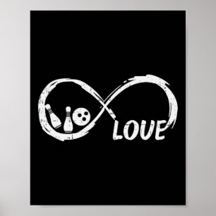 Poster Quilles Amour Infini Quilleuse Femmes Filles Garço