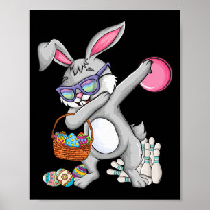 Poster Quilles Byll Et Pins Lapin Oreille Oeuf Chasse Paq