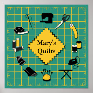 Poster Quilt Time Customize the Label