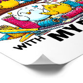 Poster Quilting Hanging With My Funny Women Toddler Kids  (Coin)