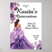 Poster Quinceañera 15 ans (Devant)
