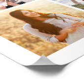 Poster Quinceañera Bienvenue Photo Collage 15e anniversai (Coin)