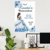 Poster Quinceanera colorée (Bureau à domicile)