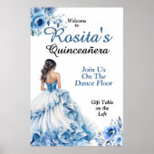 Poster Quinceanera colorée (Devant)