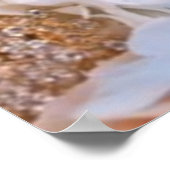 Poster Quinceanera Script de bienvenue photo 15e annivers (Coin)