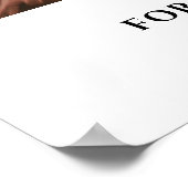 Poster Quinceañera Welcome Modern Script Large Photo (Coin)