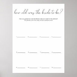 Poster Quinn L'Âge Du Jeu Photo Mariée