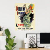 Poster Quinquina Dubonnet (Bureau à domicile)