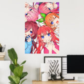 Poster Quintessence Quintuplets Les Quintuplets (Bureau à domicile)
