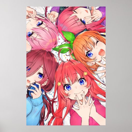 Poster Quintessence Quintuplets Les Quintuplets (Devant)