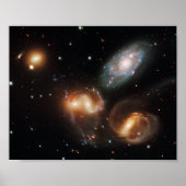 Poster Quintette de Stephan Photo céleste de l'espace 10x (Devant)
