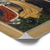 Poster Quinze Mystères du Rosaire Sacré Religieux (Coin)