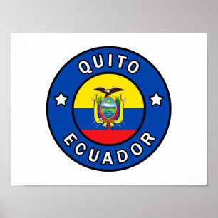 Poster Quito Équateur
