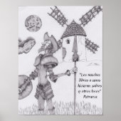 Poster Quixote de La Mancha (Devant)