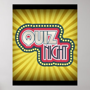 Poster Quiz Soirée
