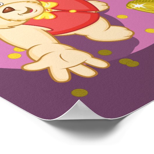 Poster Quizzy Bear (Coin)