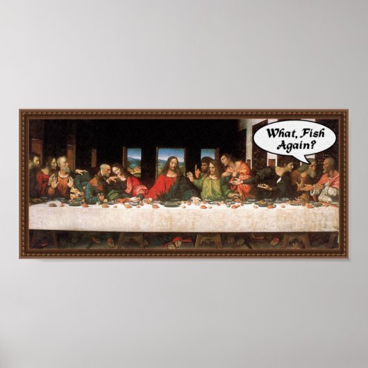 Poster Quoi, Fish Encore ? - Drôle Dernier dîner (Devant)