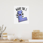 Poster Quoi L Funny Letter L Pun (Cuisine)