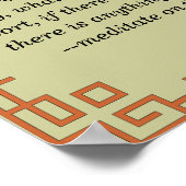 Poster Quoi que ce soit de vrai... Citation de la Bible (Coin)