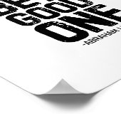 Poster Quoi que tu sois, sois bon, Abraham Lincoln (Coin)