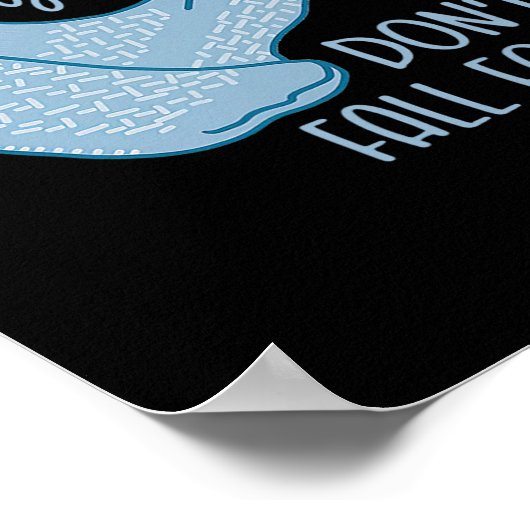 Poster Quoi que vous fassiez ne tombe pas pour moi amusan (Coin)