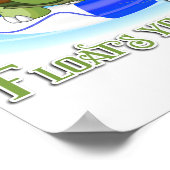 Poster Quoi qu'il flotte votre tortue 2 (Coin)