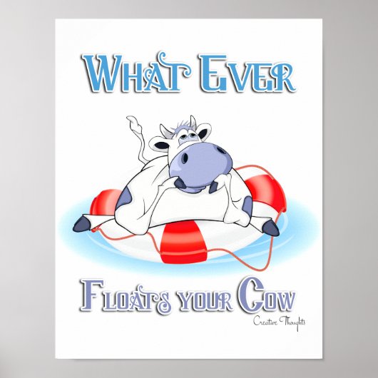 Poster Quoi qu'il flotte votre vache 3 (Devant)