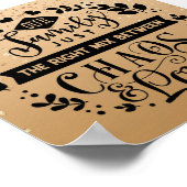 Poster Quote de famille Inspirationnelle Speckée Or (Coin)